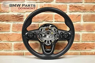 Mini F54 F55 F56 F57 F60 Steering Wheel Steering Wheel Leather John Cooper Works Jcw  • $266.13