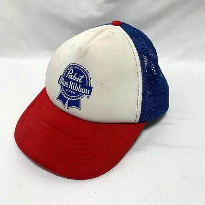 Pabst Blue Ribbon Hat PBR Beer Snapback Vintage Retro  • $3.99