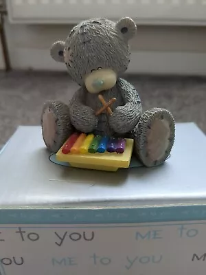 Me To You Bear Figurine Ornament Figure Retired Rare Xylophone Our Tune Damaged • £8