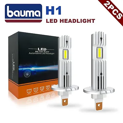 BAUMA H1 LED Headlight Bulb Conversion Kit High Low Beam Lamp 6500K Super White • $27.92