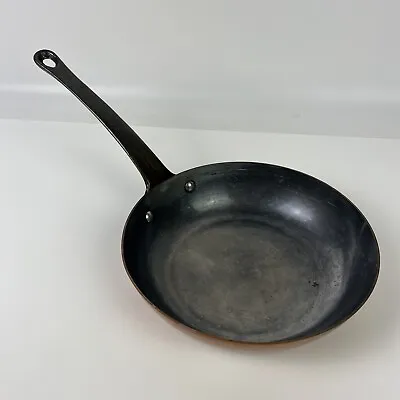 Vintage Baumalu Made In France Copper 8 Saute Skillet Pan- Made In France • $39.99