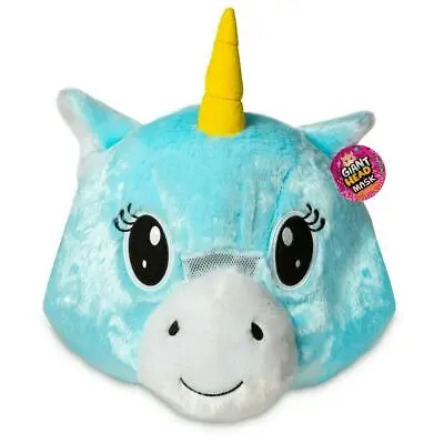 Plush Head Unicorn Giant Head Mask Children's & Adults Fancy Costume Brand New • £12.99