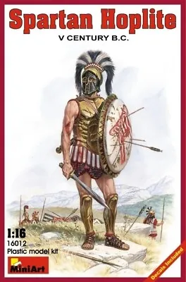 Miniart 1:16 Scale Model Kit - Spartan Hoplite V Century BC 	 MIN16012 • £10.68