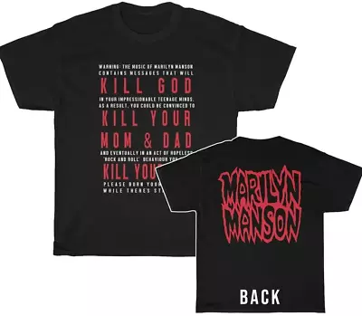 Marilyn Manson' Burn Your Records T-Shirt • $18.99