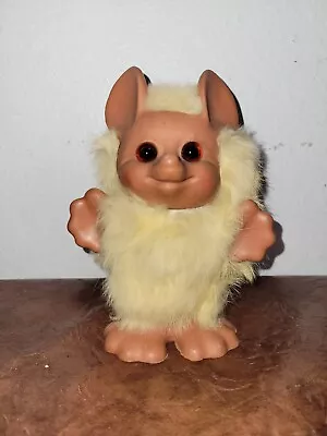 Vintage 1960s Large Rauls Happy Gang Rabbit Fur Mouse  Troll Chinchilla  • $65