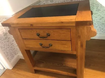£185 • Buy Large Solid Oak Butchers Block Island