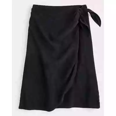 J. Crew Wrap Skirt Japanese Cupro Womens Size 4 • $29.95