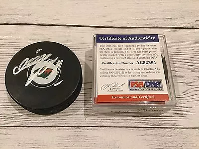 Mikko Koivu Signed Minnesota Wild Hockey Puck PSA/DNA COA Autographed A • $74.99