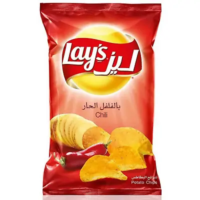 Lay's Chips Potato Chili Flavor 35 Gram X 6 Pack شيبس ليز • £19.69