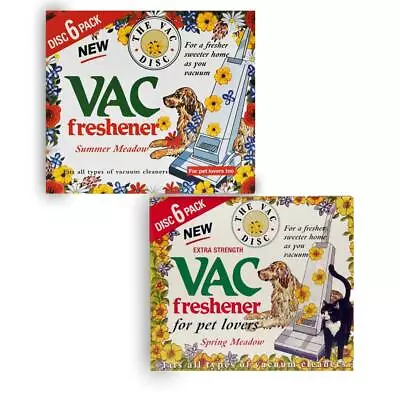£1.49 • Buy Vac Disc Vacuum Cleaner Air Freshener Discs Hoover Freshener Any Vacuum Cleaner
