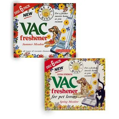 Vac Disc Vacuum Cleaner Air Freshener Discs Hoover Freshener Any Vacuum Cleaner • £1.49