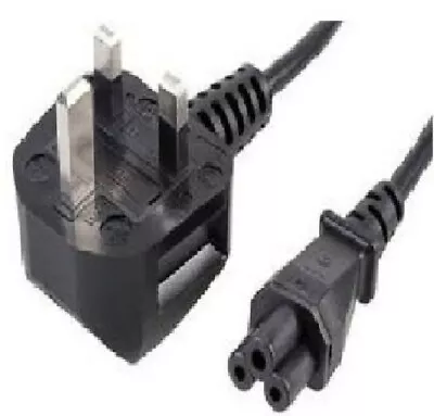 Genuine Brand C5 CLOVERLEAF 3 PIN MAINS CABLE CLOVER LEAF  LEAD POWER CORD 1.5M • £9.20