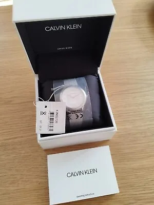 Calvin Klein Women's Quartz Watch Stainless Steel Bracelet K3M22126 • £55