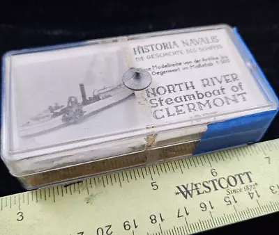 Vintage German Scale Boat Model Historia Navalis Steamboat Clermont 1807 Navy • $70