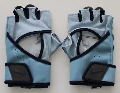 Nike Women's Gym Premium Fitness Gloves Medium LT Armory/Blue Cerulean/Midnight • $19.76