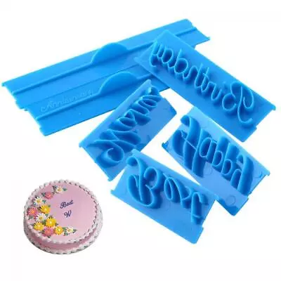 £3.77 • Buy Fondant Cutter Icing Sugarcraft Mould Letter Happy Birthday Cake Mold