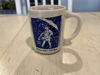 Vintage Morton Salt Collectible Coffee Cup 150 Years Bryan China Mug 1921 • $6.42