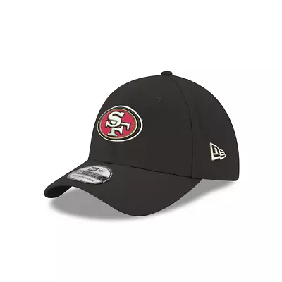 San Francisco 49ers New Era Black Team Classic 39Thirty Flex Fit Hat • $34.99