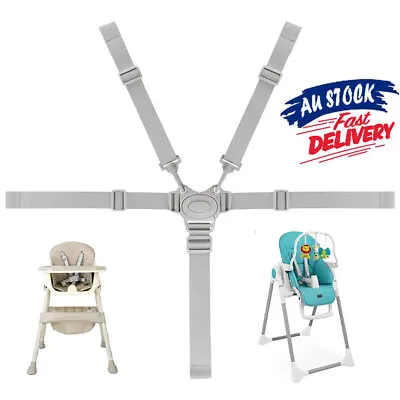 $14.89 • Buy 5 Point Belt Car Children Buggy Stroller Baby Safe Strap High Harness Pram Chair
