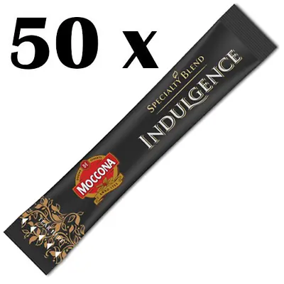 50x Moccona Indulgence Specialty Blend Instant Coffee Sticks Sachet Single 1.7g • $16.08