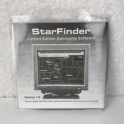 StarFinder Version 1.0 Vintage Software 3.5  Diskettes IBM Floppy 1995 Meade • $9.95