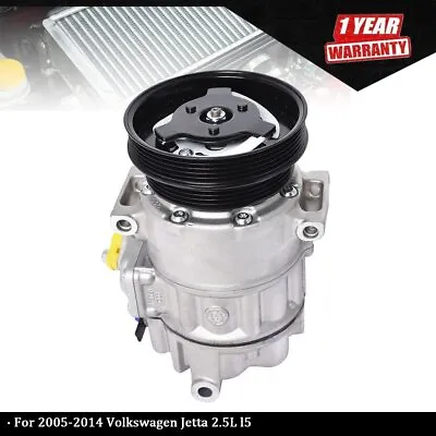 CO 4574JC A/C AC Compressor Fit For 2005-2014 Volkswagen Jetta 2.5L L5 • $88.99