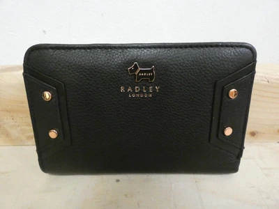£10.50 • Buy Radley Black Leather Purse - New With Tags (DHS]