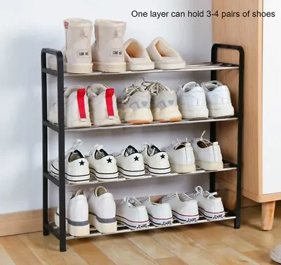 $20.99 • Buy 3/4/5 Tier Shoe Rack Shoe Tower Shelf Shoe Storage Organizer Shoe Sneaker Bench