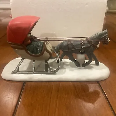 Department 56 One Horse Open Sleigh 59820 Christmas Heritage Village Handpainted • $14.99