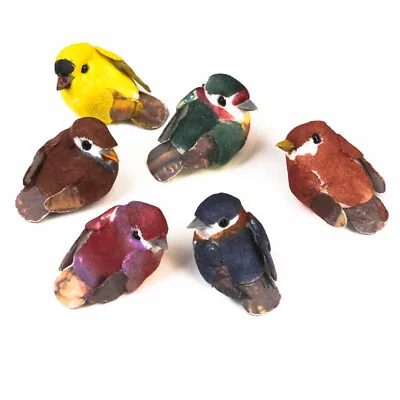 $23.09 • Buy Tiny Assorted Color Miniature Mushroom Birds