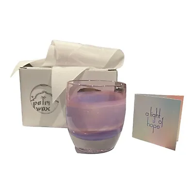 Glassybaby Hyacinth Votive Candle Holder And 16 Votive Candles New In Box • $114