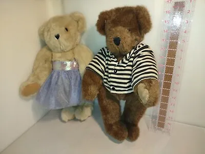 2 PC. Vermont Bear. Plush Teddy Bears~Pirate And Butterfly Ballerina  • $20
