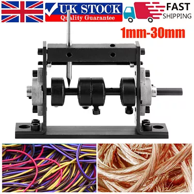 1mm-30mm Manual Wire Stripping Machine Scrap Copper Recycle Tool Cable Strippers • £25.98