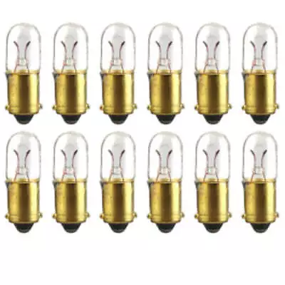 Satco E1866 Miniatures Miniature Light 1.58W BA9s T3 1/4 Clear Bulb [12 Pack] • $8.95