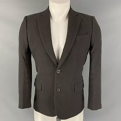 THE VIRIDI-ANNE  Size S Brown Wool Blend Single Breasted Jacket • $281