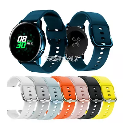 20mm Silicone Watch Band For Garmin Forerunner 645 Vivomove HR Samsung Active 2 • $16.12