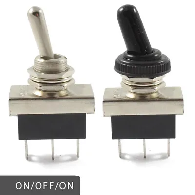 Heavy Duty On / Off / On Toggle Switch 25 AMP Rated 12v / 24v 3 Way Positions • £3.75