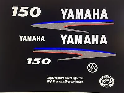 Yamaha 150 Hp HPDI Outboard Engine Decal Kit High Pressure Direct Injection  • $68.99