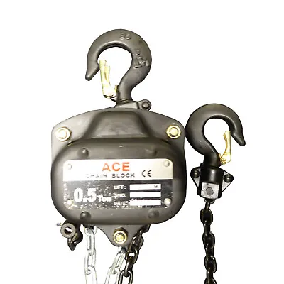 Manual Chain Block Heavy Duty 5 Ton 5000kg 3m Lifting Hoist Girder Tackle • £170