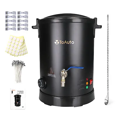 £129.89 • Buy 8L Wax Melter Large Electric Melting Pot Furnace Spout For Soap Candle Making 