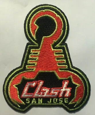 San Jose Clash MLS Soccer Patch 3.25  Tall Heat Seal San Jose Patch Soccer  • $5.95