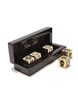 D.L. & Co. Rotten Luck Dice Set / Metal/ Home Decor / Play Or Display • $125