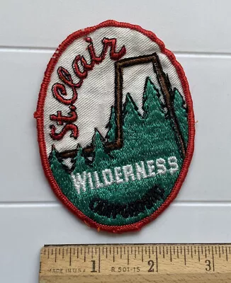 St. Clair Wilderness Campground Michigan MI Souvenir Embroidered Patch • $10.99