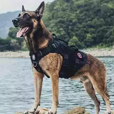 Tactical Dog Harness No-pull Extra Large Military Training Vest Handle • $16