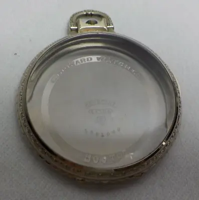 Keystone Extra White Gold Filled E Howard Pocket Watch Case # 1581048 Open Face • $295.87