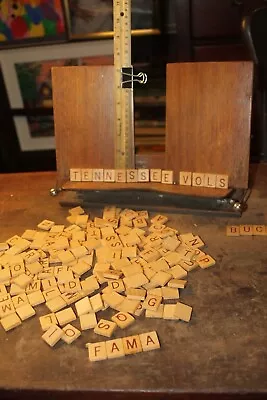 Vintage Lot Of 193 Wooden Scrabble Tiles Game Pieces • $10