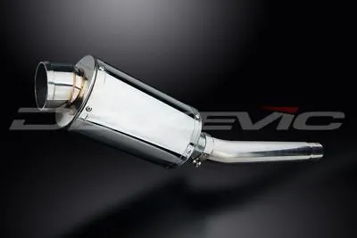 Delkevic 9  Stainless Oval Slip On Muffler - Suzuki GSX-R1000 2005-2006 Exhaust • $229.99