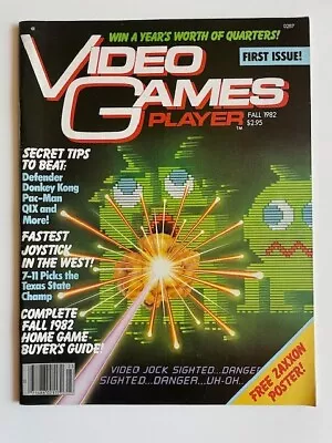 Video Games Player #1  Vol. 1 Carnegie Publications (Fall 1982) • $100