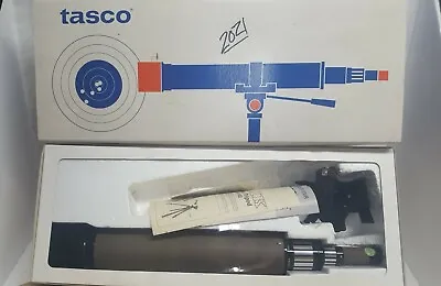 Vintage Tasco 18E Zoom Target Spotting Scope 20-60X60MM In Box 1981 No Tripod • $69.99