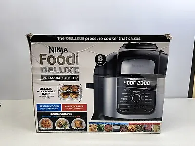 Ninja Foodi Deluxe XL 8 Quart Pressure Cooker FD401 *READ* • $139.99
